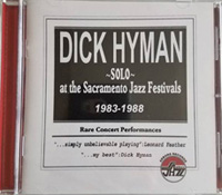 Dick Hyman Solo at the Sacremento Jazz Festivals 1983 - 1988