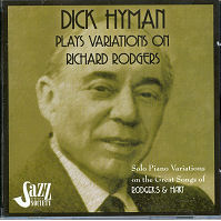 CD Cover - Dick Hyman Plays Variations On Richard Rodgers, Rodgers & Hart